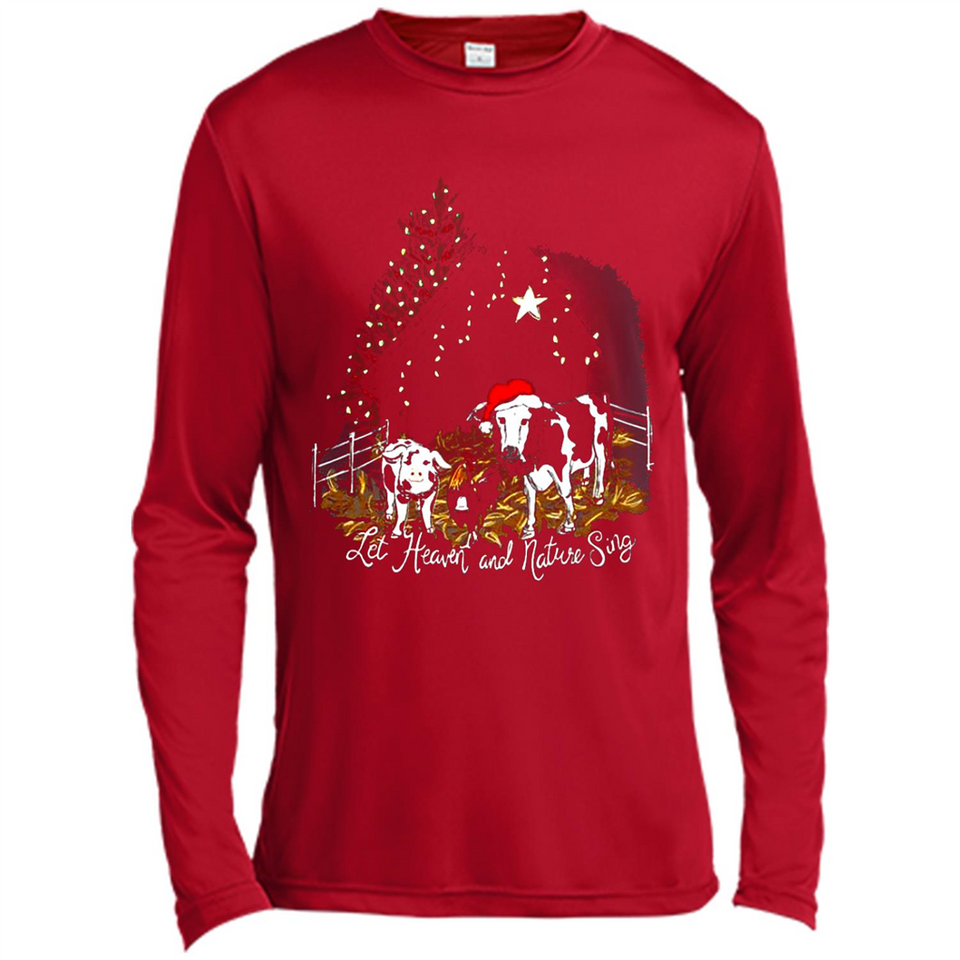 Let Heaven And Nature Sing Christmas Sweater PINGPONG - Canvas Long Sleeve T-Shirt