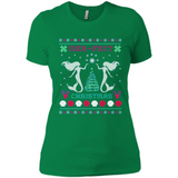 Mermaid Mer-Fect Ugly Christmas Sweater - Ladies' Boyfriend T-Shirt