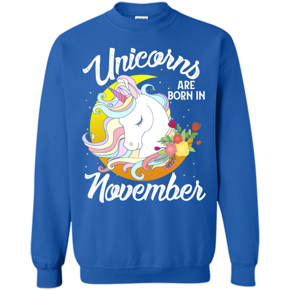 Unicorns Are Born In November Magical Rainbow