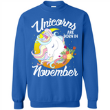 Unicorns Are Born In November Magical Rainbow