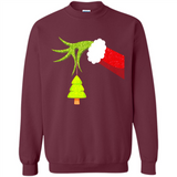 Funny Grinch Hand Holding Christmas Tree Ornament Christmas PING PONG