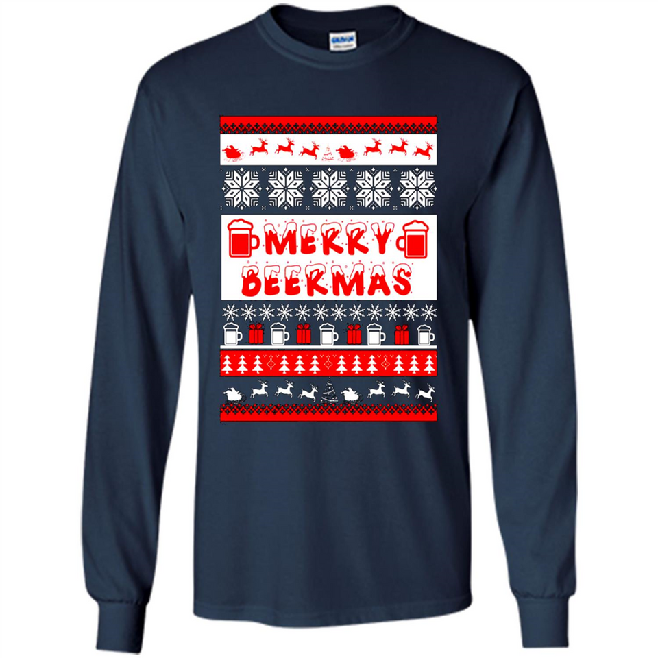 Merry Beermas Christmas sweater PINGPONG