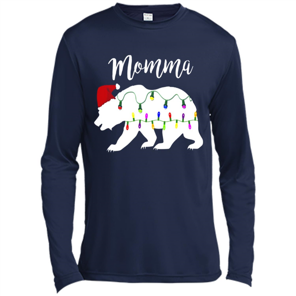 Womens Momma Bear - Canvas Long Sleeve T-Shirt