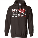 Washington State Cougars Football My Heart is on that Field - Hoodie