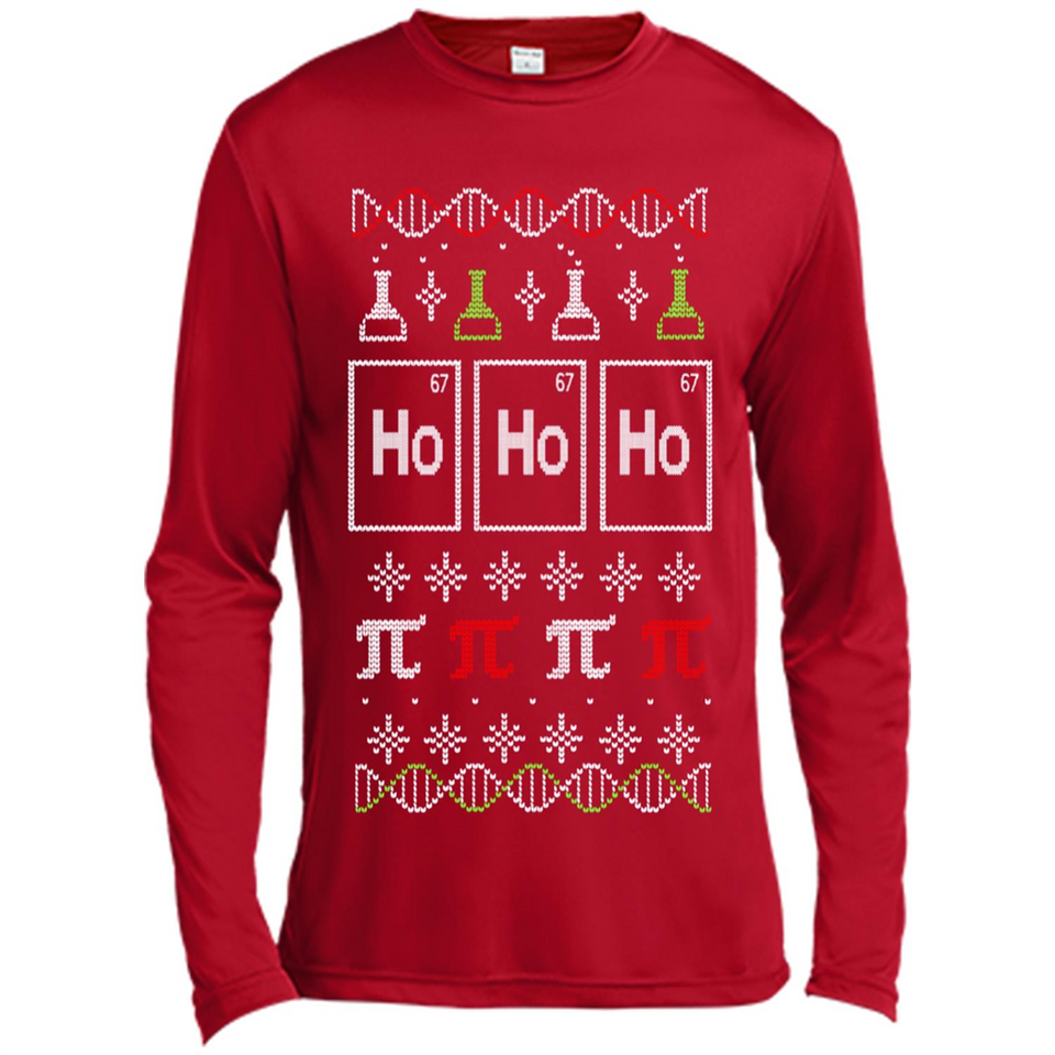Scientific christmas ugly sweater - Canvas Long Sleeve T-Shirt