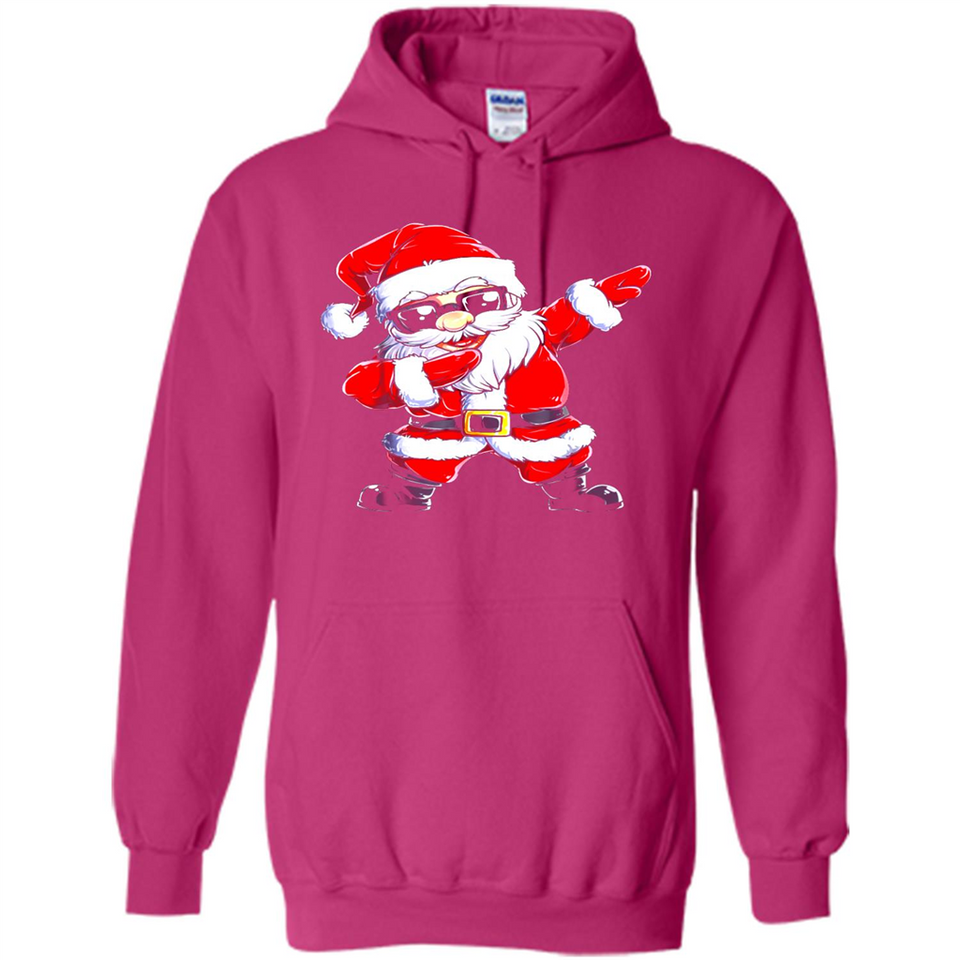 Christmas shirt Dabbing Santa Claus Xmas Gift - Hoodie