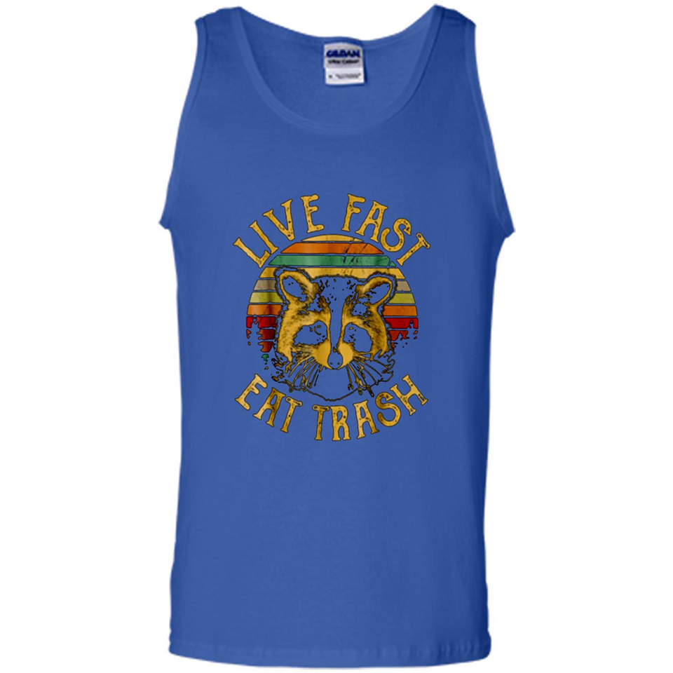 Live fast eat trash bear vintage camping PINGPONG
