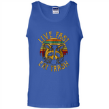 Live fast eat trash bear vintage camping PINGPONG
