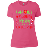 Funny Christmas Gift Santa - Ladies' Boyfriend T-Shirt