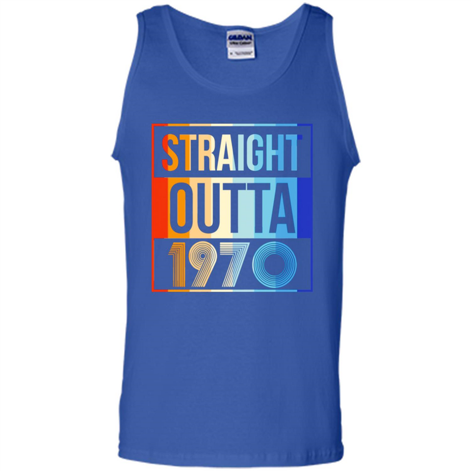 Retro Straight Outta 1970 48 Years Old - Tank Top