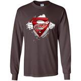 Detroit Red Wings And Superman Fans - Long Sleeve T-Shirt