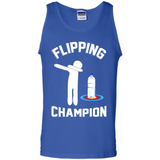 Water Bottle Flipping Tshirt Dabbing Flipping Champion - Tank Top