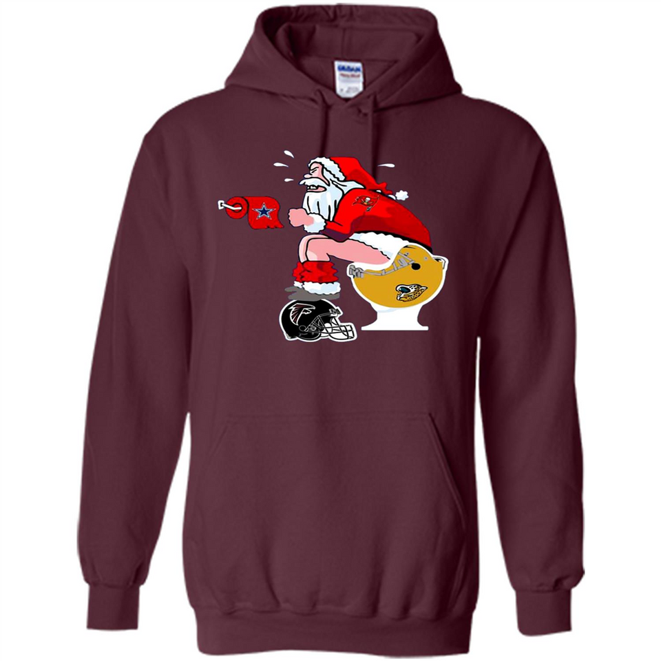 Tampa Bay Buccaneers Santa Claus Toilet