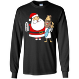 Eggnog Santa And Jesus Christmas