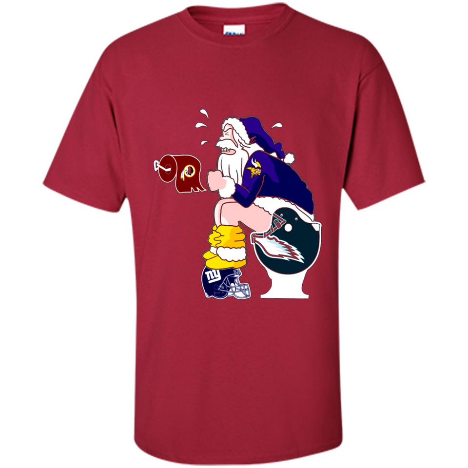 Minnesota Vikings Toilet Santa Claus PINGPONG