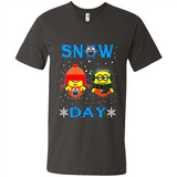 Snow Day Shirt For Edmonton Oilers Vs Minion Fans pingpong