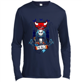 Chicago Bulls Halloween The Nightmare Before Christmas - Canvas Long Sleeve T-Shirt