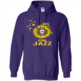 Utah Jazz Basketball Sunflower