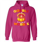 Gobble Til You Wobble Funny Thanksgiving Day Turkey