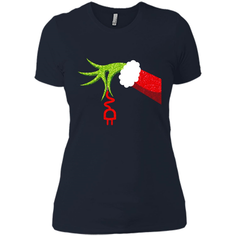 Funny Grinch Hand Holding Electrician Ornament Christmas PING PONG