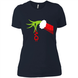 Funny Grinch Hand Holding Electrician Ornament Christmas PING PONG