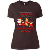 Never Underestimate A March Woman Watches Hallmark Movies Sweatshirt PINGPONG