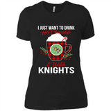 I Just Want To Drink Hot Chocolate & Watch UCF Knights Ugly Christmas Sweater PINGPONG
