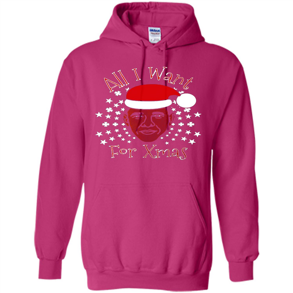 Obama All I Want For Xmas T Shirt PINGPONG - Hoodie