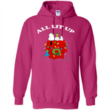 Peanuts By Schulz Snoopy Young Men_s Christmas SweatShirt - Hoodie