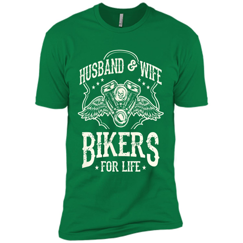 Husband & Wife Biker For Life Couple