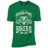 Husband & Wife Biker For Life Couple