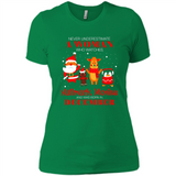 Never Underestimate A December Woman Watches Hallmark Movies Sweatshirt - Ladies' Boyfriend T-Shirt