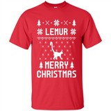 Vintage Tee For Women Men Graphic Shirts Lemur Ugly Christmas Sweater - Shirt