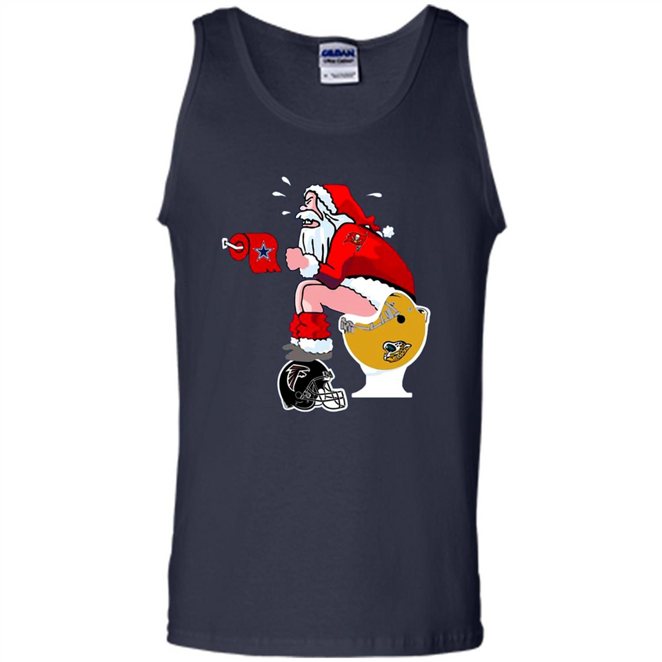 Tampa Bay Buccaneers Santa Claus Toilet