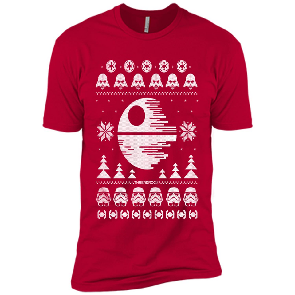 Star War Ugly Christmas 2018 - Premium Short Sleeve T-Shirt