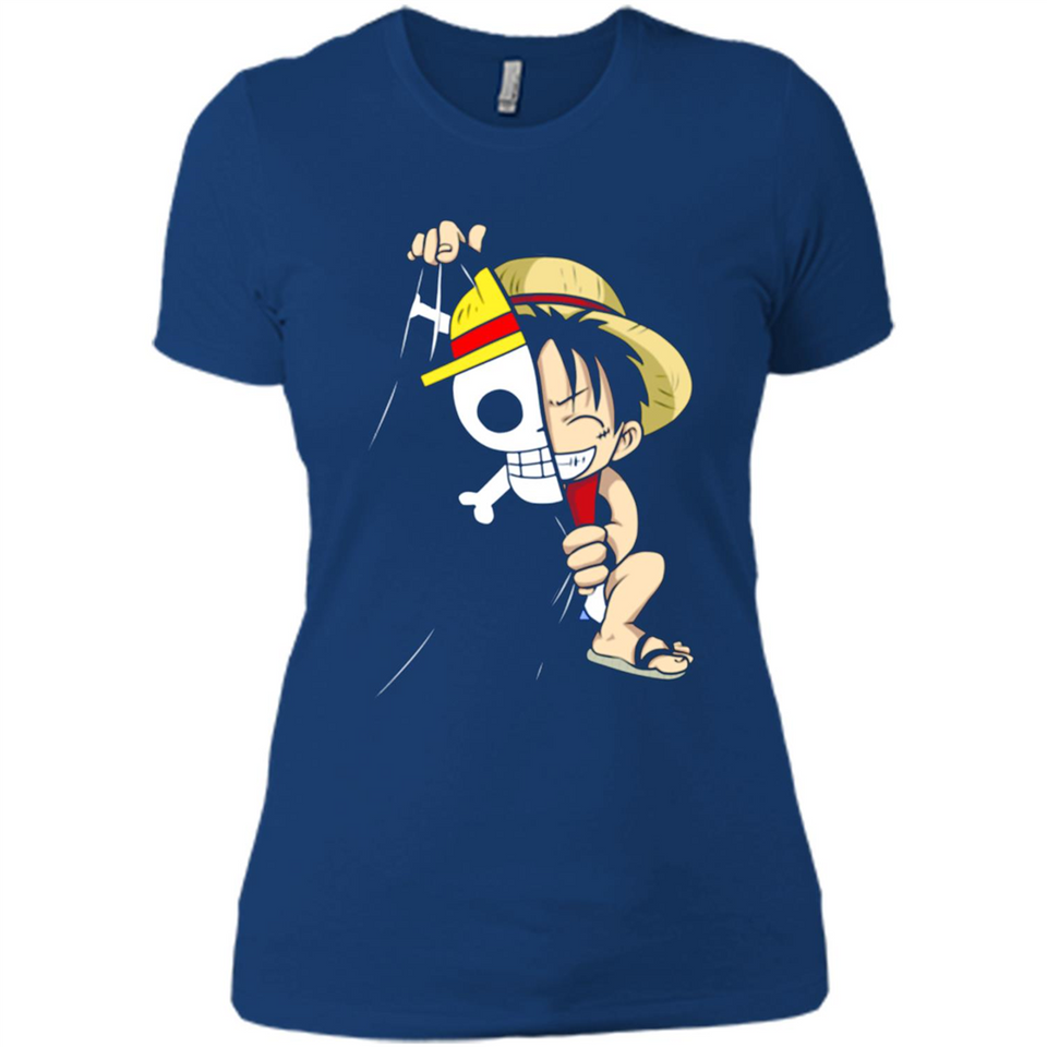 Luffy Flag One Piece - Ladies' Boyfriend T-Shirt