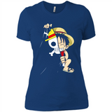 Luffy Flag One Piece - Ladies' Boyfriend T-Shirt