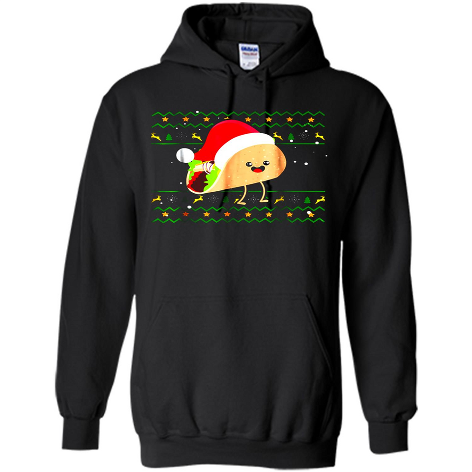 TACO Santa Hat Ugly Christmas shirt Ladies' Boyfriend