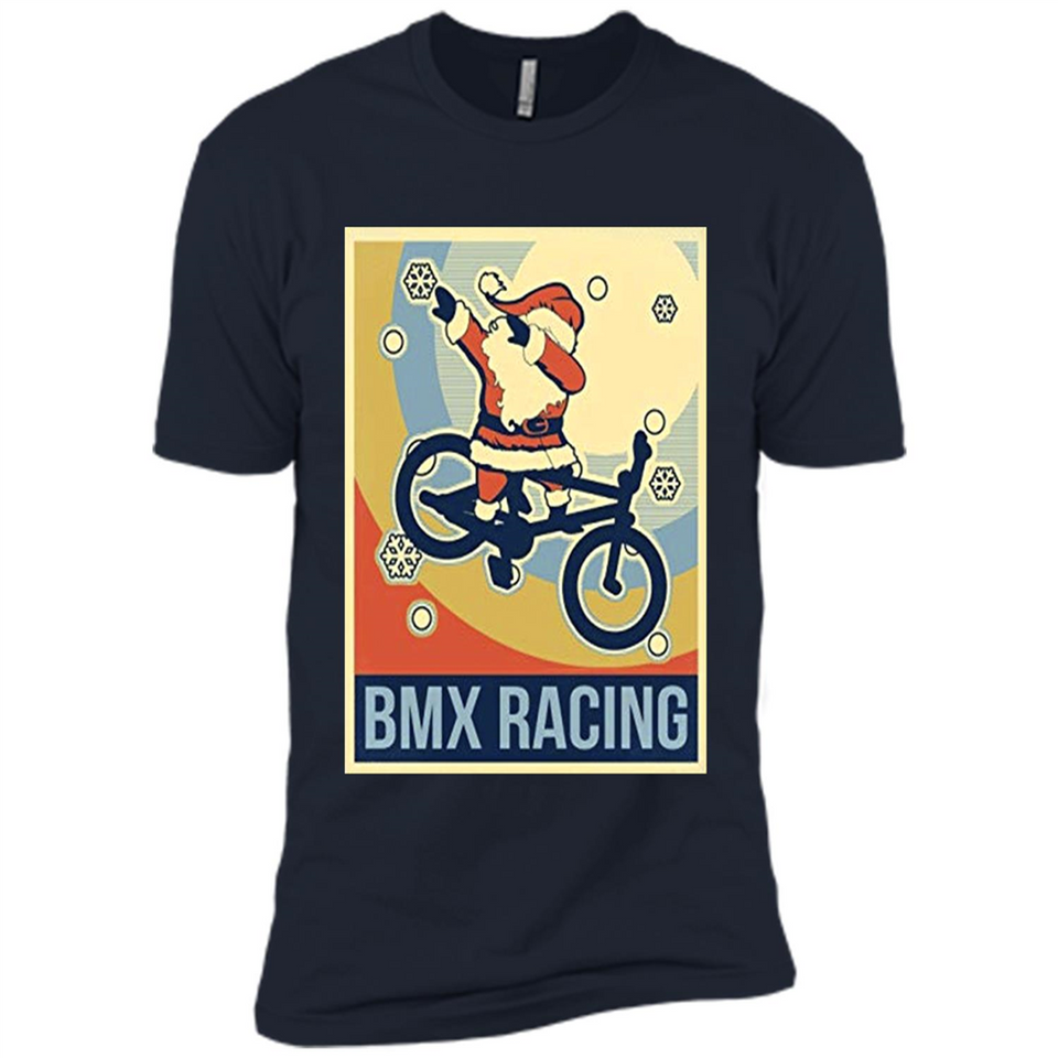 bmx racing dabbing Santa Christmas