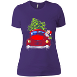 Vintage Santa red Truck Christmas Tree PINGPONG