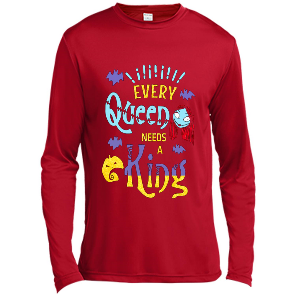 Nightmare Before Christmas Shirt - Sally Glitter Shirt - Every Queen needs a King PINGPONG