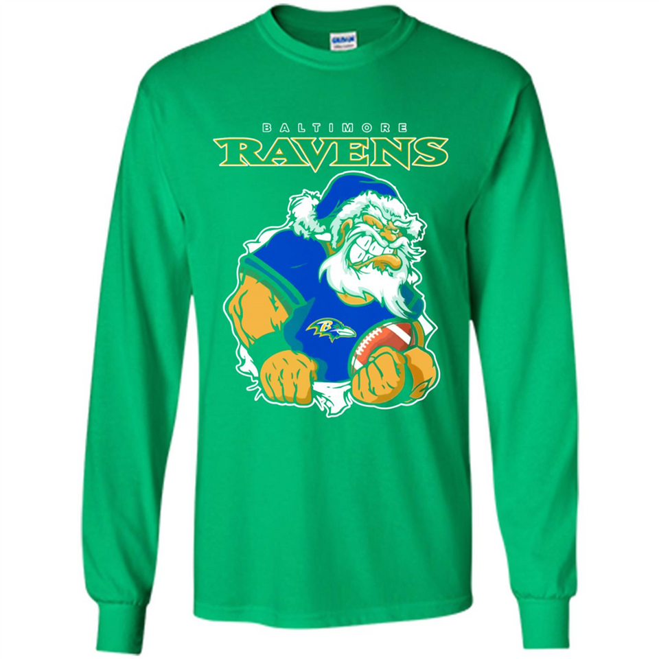 Grumpy Santa Claus Baltimore Ravens Football Team PINGPONG