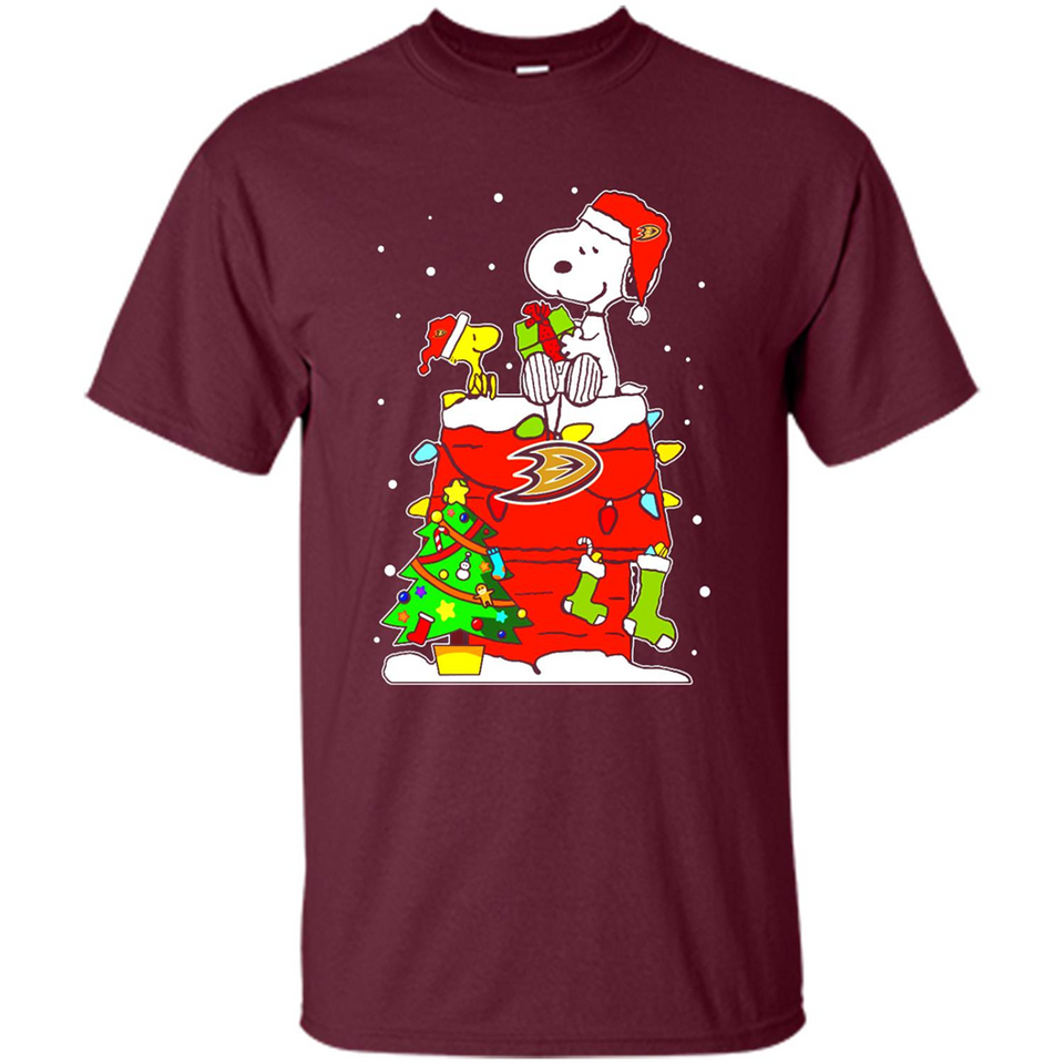 Anaheim Ducks Snoopy Ugly Christmas Sweaters - Sao chép - Shirt