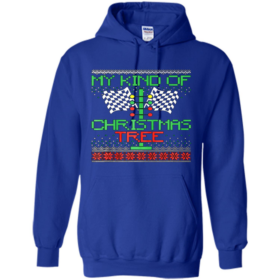 Funny Drag Racing Ugly Christmas Holiday Tree PING PONG