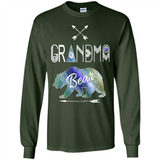 Grandma Bear Shirt Tribal Family Vacation & Camping Tee - Long Sleeve T-Shirt