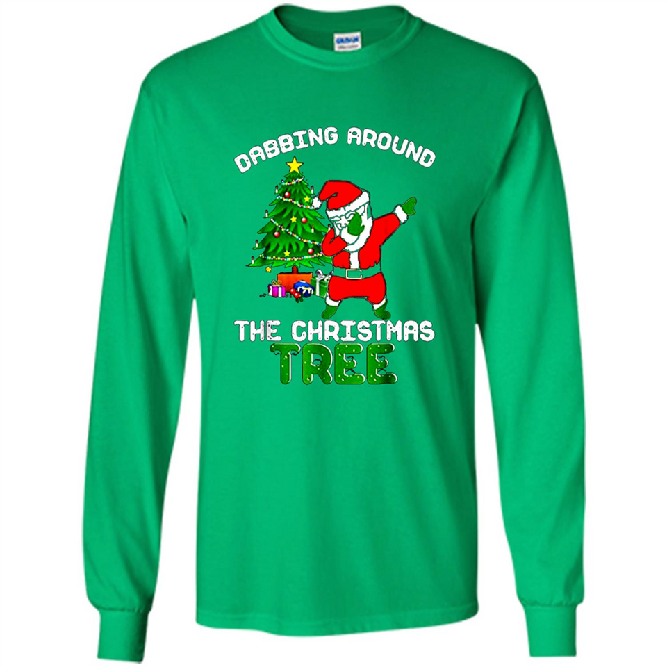 Christmas Dabbing Santa - Long Sleeve T-Shirt