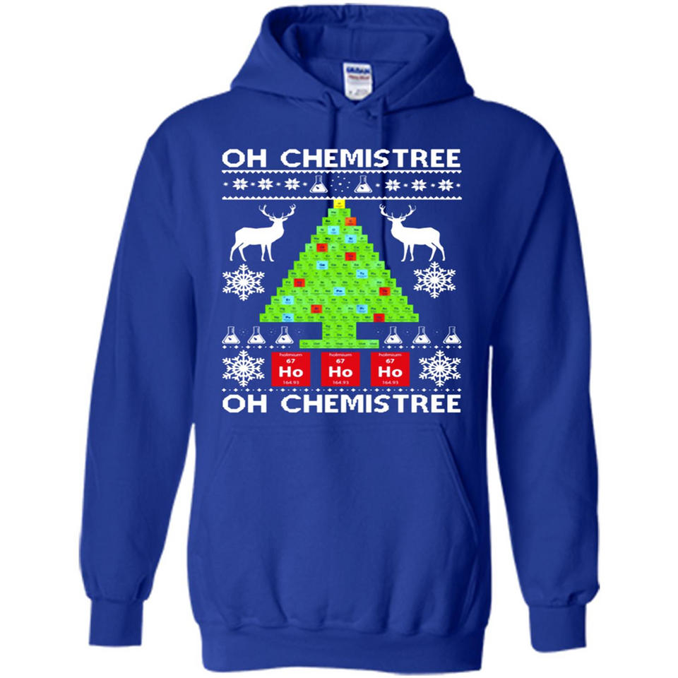 Oh Chemistree, Oh Chemistree Christmas Ugly Sweater - Hoodie