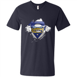 Denver Nuggets And Superman Fans - Men's V-Neck