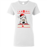 Home Malone Christmas Sweater PINGPONG - Ladies Short-Sleeve