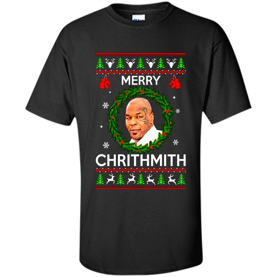 Mike Tyson Merry Chritmith Christmas Sweatshirt PINGPONG